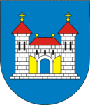 Żnin - herb Żnina - układanie kostrki brukowej